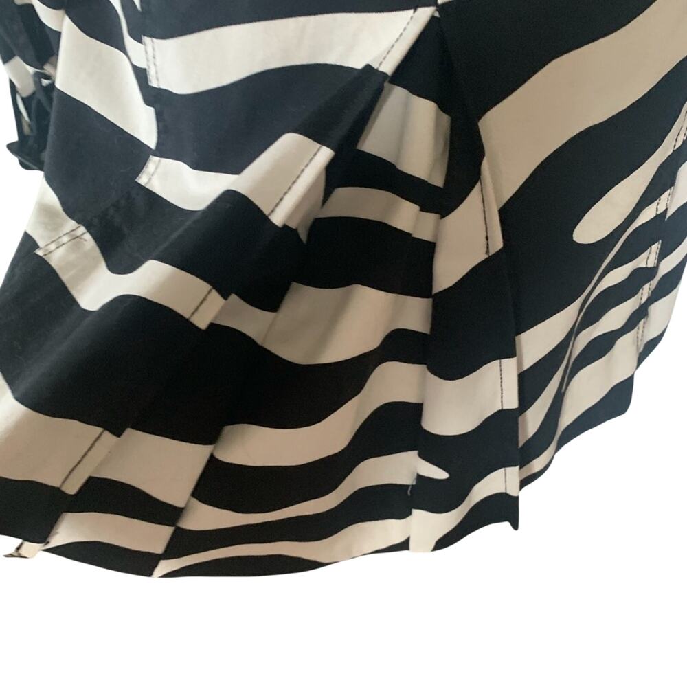 Worn Once Zebra / Animal Belted Rain Trench Coat  Women’s Medium - Picture 7 of 8